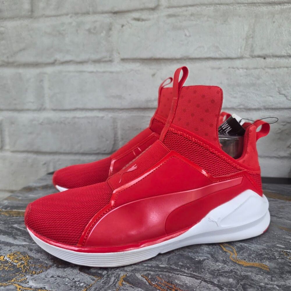 Puma Fierce Core High Risk Red Slip On Sneakers Women 8.5 188977-04